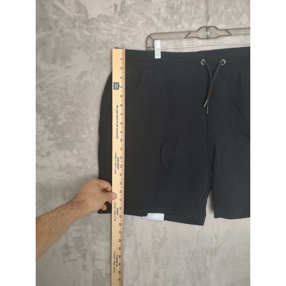 Hoodrich, Mens Shorts, Size 2XL, Black, Pockets, Drawstring, Logo, 100% Cotton - Picture 4 of 10